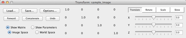 Add/Edit Transform