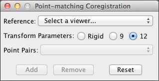 Point-matching Coregistration